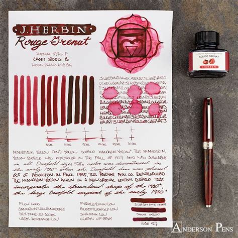 thINKthursday – J. Herbin Rouge Grenat .